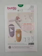 Burda Sewing Pattern 9421 Infant Sleeping Bag Size US 1M-9M EUR 56-74 NEW