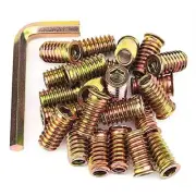 5/16-18 Threaded Inserts, Wood Inserts, Steel Threaded Inserts 5/16"-18 x 25mm