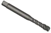 Dormer HSS-E M8 SPIRAL FLUTE THREAD TAP 90mm Metric, 1.25mm Pitch, Black Finish