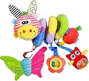 Stroller Toy Stuffed Animal Toy Spiral Hanging Activities - Yellow Mouth Deer