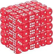 Kisangel 100pcs Multi Sided Dice for Board Games Party Entertainment Math Teaching and Fun Activities Game Dice for Family Gatherings and Joyful Occasions