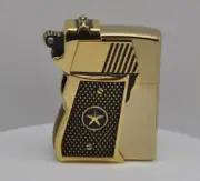 ZORRO Kerosene Lighter Unique Pistol Handle Shape High Quality Gold And Black