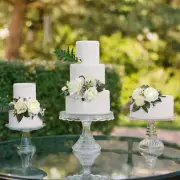 3Pcs Pre-Made Cake Toppers White Flowers Cake Decorations Wedding Cake Decora...