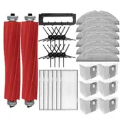 For S7 Maxv Ultra, S7 Pro Ultra Main Side Brush Hepa Filter Mop Cloth Dust Bag Replacement Accessories Kit As Shown