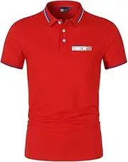 [JYYAU] Men’s Short Sleeve Polo Shirt for Rainbow Six Siege Print Casual T-Shirt Motorcycle Polo Suits Golf Tennis Tops Tee - Teen Gift