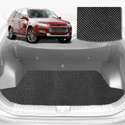 6D Diamond Car Boot Mat for Ford Territory SZ2011-2016-(3rd Row seats up/7 seater)-Cargo Mat-Black-Outback GT