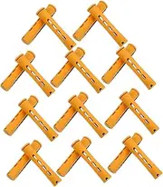 BIUDECO 20Pcs Plastic Hair Rollers with Caps DIY Wave Curlers for Compact and Travel Friendly Hair Curlers for Effortless American Style Curls