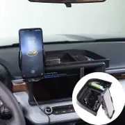 Dashboard Storage Box Tray With Wireless Phone holder For Ford Maverick 2022-23