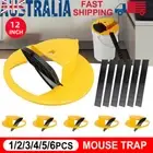 1-6x Mouse Trap Flip N Slide Bucket Lid Reusable Rat Catcher Killer Ladder Traps
