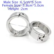 New Anklets Wrist Cuffs Stainless Steel Body Handcuffs Shackle Restraint Device