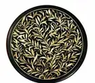 18" Round Black Marble Coffee Console Table Top Inlay Mosaic Hallway Decor Gifts