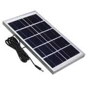 5V 7W Durdable Waterproof Polycrystalline Solar Panel Charger With 3M Cable For Emergency Light