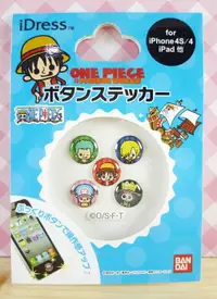 在飛比找樂天市場購物網優惠-【震撼精品百貨】One Piece 海賊王 手機按鍵貼-魯夫