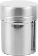 Fine Mesh Powder Shaker Stainless Steel Chocolate Coffee Sifter Icing Sugar Powder Cocoa Flour Chocolate Coffee Sifter Sprinkler Dredgers for Kitchen Baking Cooking (L)
