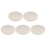 5pcs Wool Felt Polishing Pads 7 inch Buffing Wheel Polish Pad Flocking Back