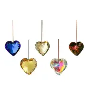 4.5cm Crystal Heart Prism Suncatchers Window Sun Catchers Door Porch Decorations