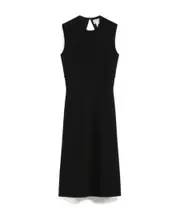 open-back sleeveless dress IT40,IT44,IT42,IT38 Black
