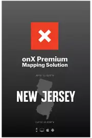 onXmaps Hunt New Jersey for Garmin TOPO Map microSD Card with SD Adapter
