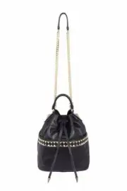 BNWT SASS & BIDE "Cassiopeia" Embellished Leather Duffle Bucket Bag & Dustbag