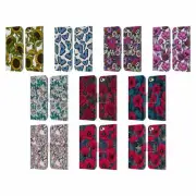 KATERINA KIRILOVA FLORAL PATTERNS LEATHER BOOK CASE FOR APPLE iPOD TOUCH MP3