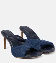 [Jacquemus] Jacquemus Les Mules Bagnu denim mules AU 4 blue