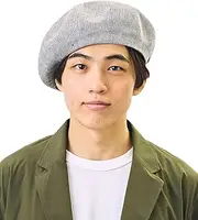 [CA4LA] Casilla AKM00099 Men's Beret, Washable, Daily Casual, Spring and Summer, Adjustable Size