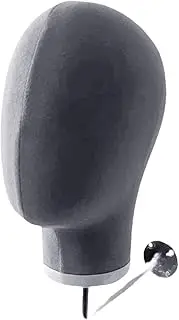 Hzskjyt Mannequin Head Stand for Hat And Hairpiece Presentation, Grey