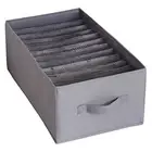 Clothes Stacking Organizer Box Closet Storage Bins Multi-compartment Clothing