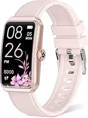 Fitness Tracker with 24/7 Heart Rate, Blood Oxygen, Sleep Tracker, Calorie Tracking, Waterproof Fitness Watch, Activity Tracker with Step Tracker for Women Men, Pink