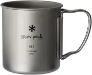 Snow Peak Mug Titanium Single Mug Capacity 450ml