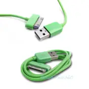 100X 6FT USB 30 PIN GREEN CABLE DATA SYNC CHARGER SAMSUNG GALAXY TAB TABLET 10.1