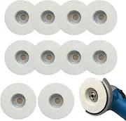 Wool Felt Polishing Wheel Disc, 100mm/125mm Wool Felt Polishing Pads Angle Grinder Discs, Wear-Resistant Buffing Pads for Stainless Steel Glass Metals Aluminium