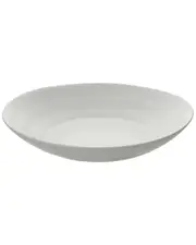 10 Strawberry Street Set of Six 9.7in Wave Matte White Pasta Plates