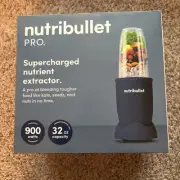 NutriBullet Pro 900 Watt 32oz High Speed Personal Blender Mixer Color: Indigo