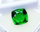 Natural Tsavorite Garnet 10.10 Ct Certified Loose Gemstone Cushion Cut Ring Size