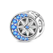 925 Sterling Silver Star & Moon Charms Fits Bracelets Diy Gift