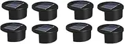 Binxind 8pack Solar Powered Swimming Pool Edge Lights for Inground Pools, Above Ground Waterproof Wireless Pool Decorations