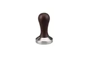 Coffee Culture Espresso Ebony Wood/Stainless Steel Tamper Flat Base 58mm