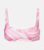 [Pucci] Pucci Iride bikini top AU 16 multicoloured