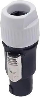 CCWUTQF Speaker Connector 4 Core Professional Audio Power Plug Speakon Connectors(C-White)