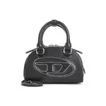 [Diesel] Diesel-Black 1dr Dome Crossbody Bag-Donna OS OS