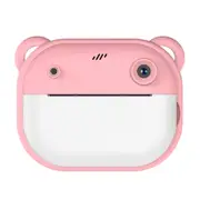 PULSE Instant Thermal Print Digital Camera Pink with 32GB TF
