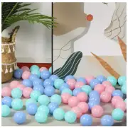 100pcs Kids Ball Pit Ocean Balls Play Plastic Soft Toy Colourful Playpen Tent