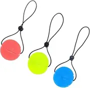 Gogogmee 3pcs Squeeze Exercise Balls for Hand Grip Strength Training Assorted Color Hand Therapy Grip Balls for Portable Design for Home Office Use