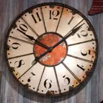 《齊洛瓦鄉村風雜貨園藝》美式仿舊復古鐵製大掛鐘 時鐘 壁掛鐘