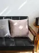 簡約藍蓮花金菠蘿絲絨客廳抱枕臥室床靠墊豪華沙發墊子北歐風裝飾枕頭 (6.5折)