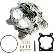 Nakkaa 4 Barrel Rochester Quadrajet Carburetor for 750 CFM 4MV 327 350 427 454 V8 Engines 1901R 1901-GG 4-BBL Carb Trucks 1966-1973 Corvettes 1975-1979 Manual Divorced Choke