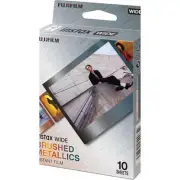 FujiFilm 16932102 Instax Wide Brushed Metallics Instant Film (10 Exposures)
