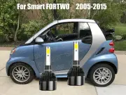 LED For Smart FORTWO 2005-2015 Headlight Kit H7 6000K White CREE Bulbs Low Beam (for: Smart)