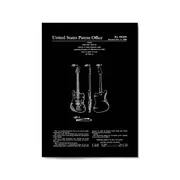 Vintage Guitar Patent Music Wall Art #3